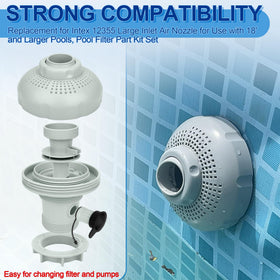 ChangTa nozzle compatible with Intex 1900-2450 GPH pumps for efficient filtration