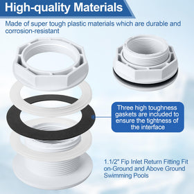 ChangTa liner-compatible installation for vinyl and fiberglass pools