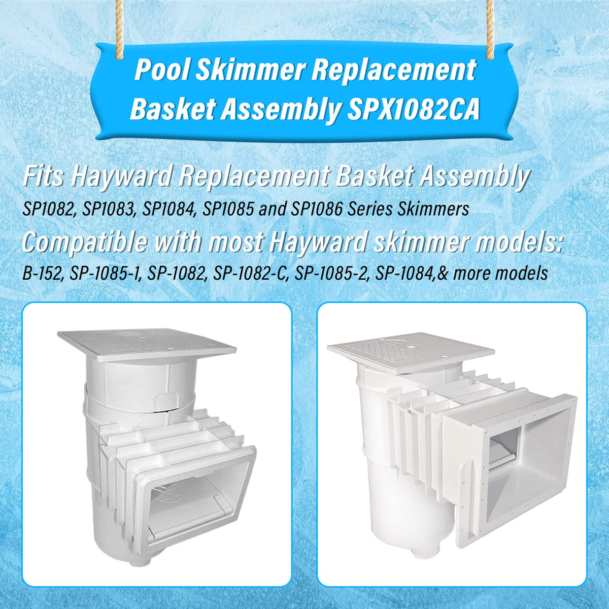 Close-up of chemical-resistant nylon mesh, ChangTa skimmer basket longevity