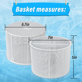 Close-up of ChangTa nylon construction on pool skimmer basket.