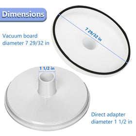 ChangTa SP1106 side view with gasket, reducing air leaks for steady suction.