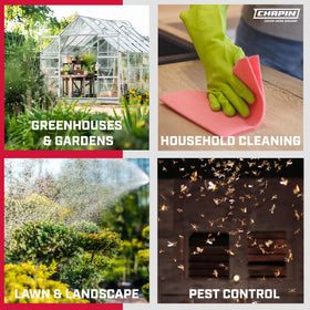 Chapin 1002 multi-purpose sprayer supports weed control and plant feeding.