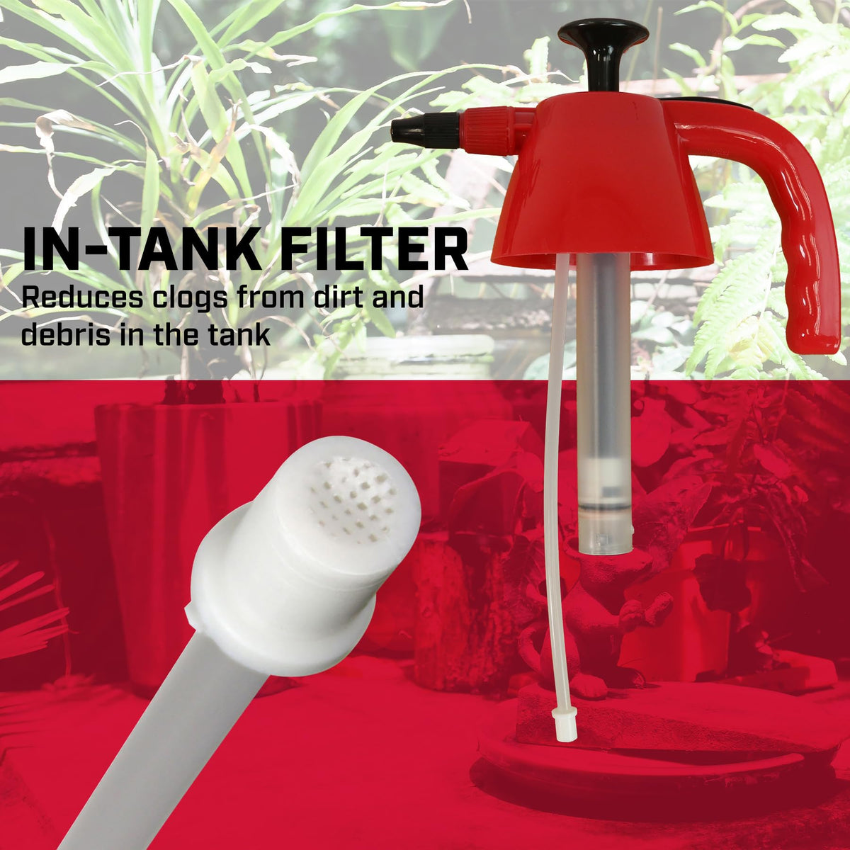 Chapin 10022 adjustable cone nozzle delivers mist to coarse stream
