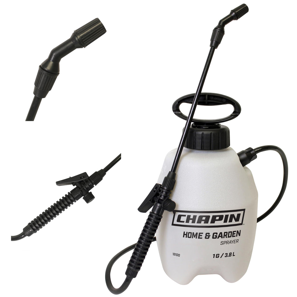 Chapin 16100 pump sprayer 1gal with clear tank for quick refills and level visibility