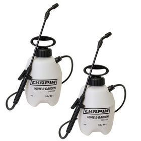 Chapin 16109 pump sprayer with transparent 1-gallon tank for easy fluid checks.