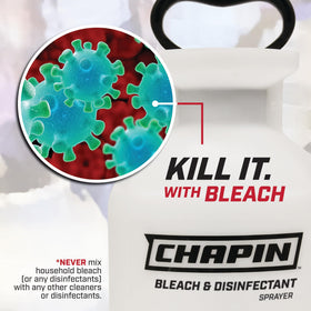 Chapin 20075 40-inch hose provides extended reach for larger areas.