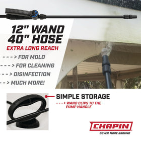 Chapin 20075 bleach resistant seals protect components from chemical exposure.