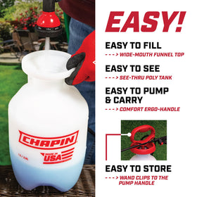 Chapin 20084 ergonomic pump handle for comfortable spraying