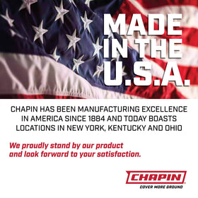 Chapin 22074 Made in USA design with reliable support