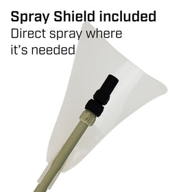 Chapin 25020 spray shield protects siding during application