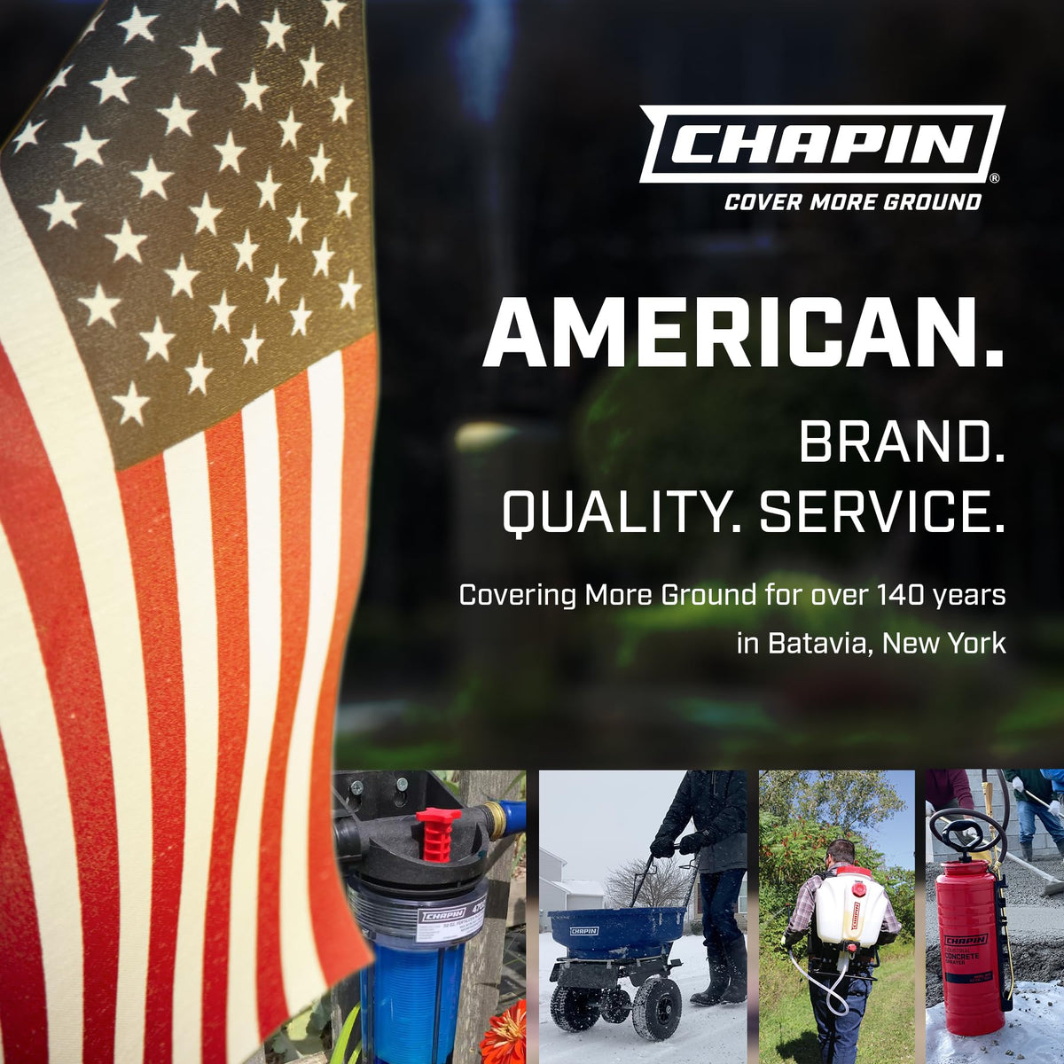 Chapin 4610 highlights US-based, family-owned brand and warranty