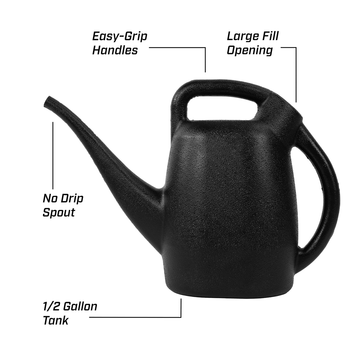 Chapin 48000 side handles for balanced pouring and carrying