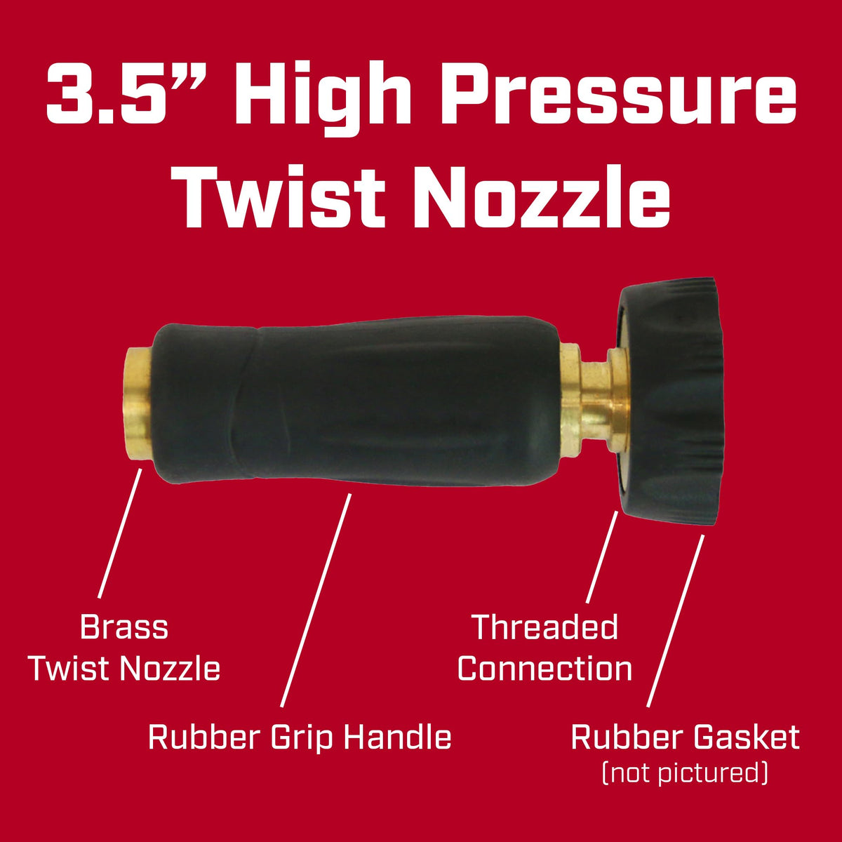 Chapin 6-9476 rubber grip nozzle for comfortable extended watering