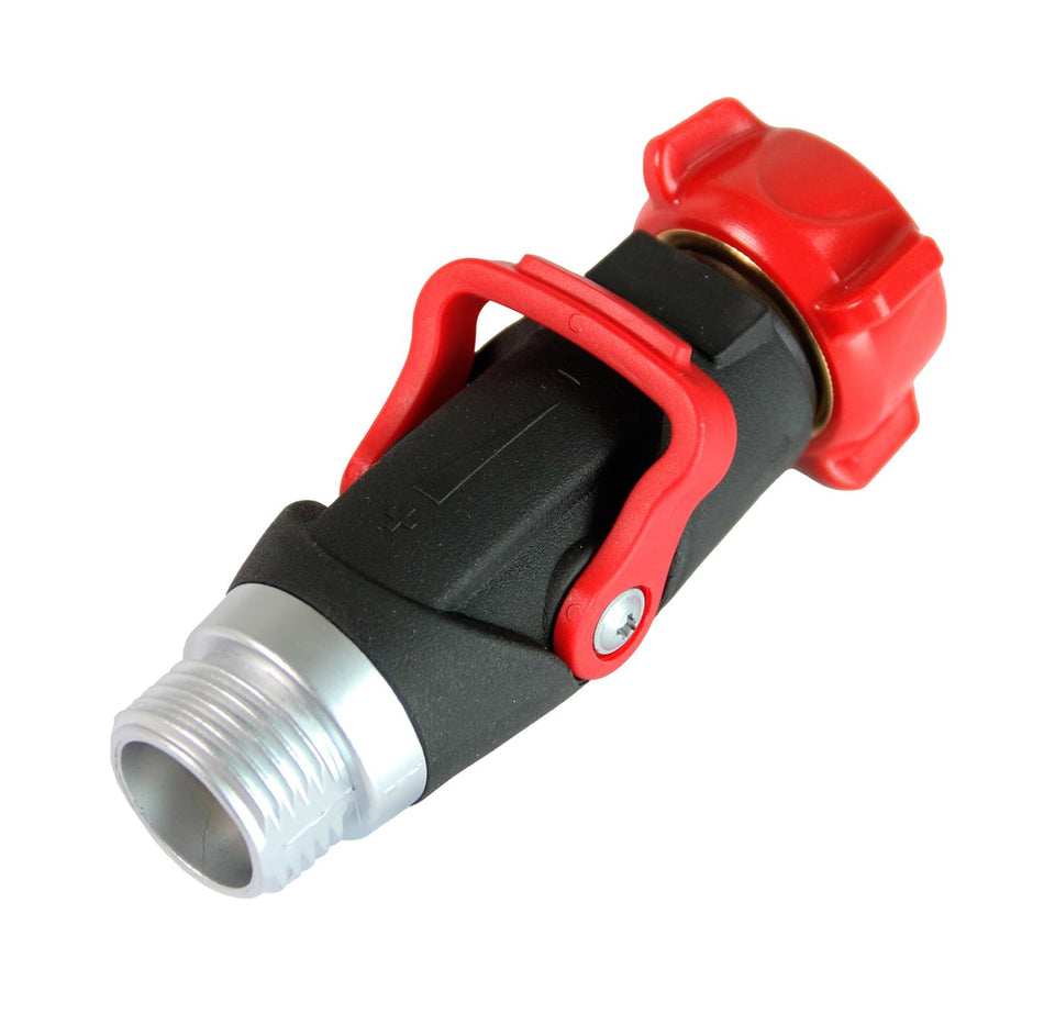 Chapin 6-9479 deluxe shutoff lever lets you adjust flow with ease during garden watering.