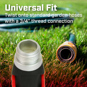 Chapin 6-9479 universal fit keeps hoses and faucets reliably connected.
