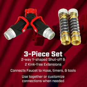 Chapin 6-9482 metal and plastic construction for leak-free connections.