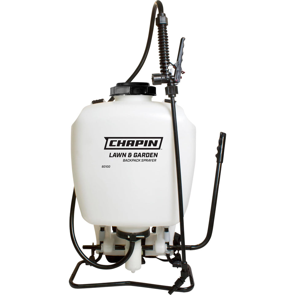 Chapin 60100 backpack sprayer tank with translucent view for precise fluid level checks