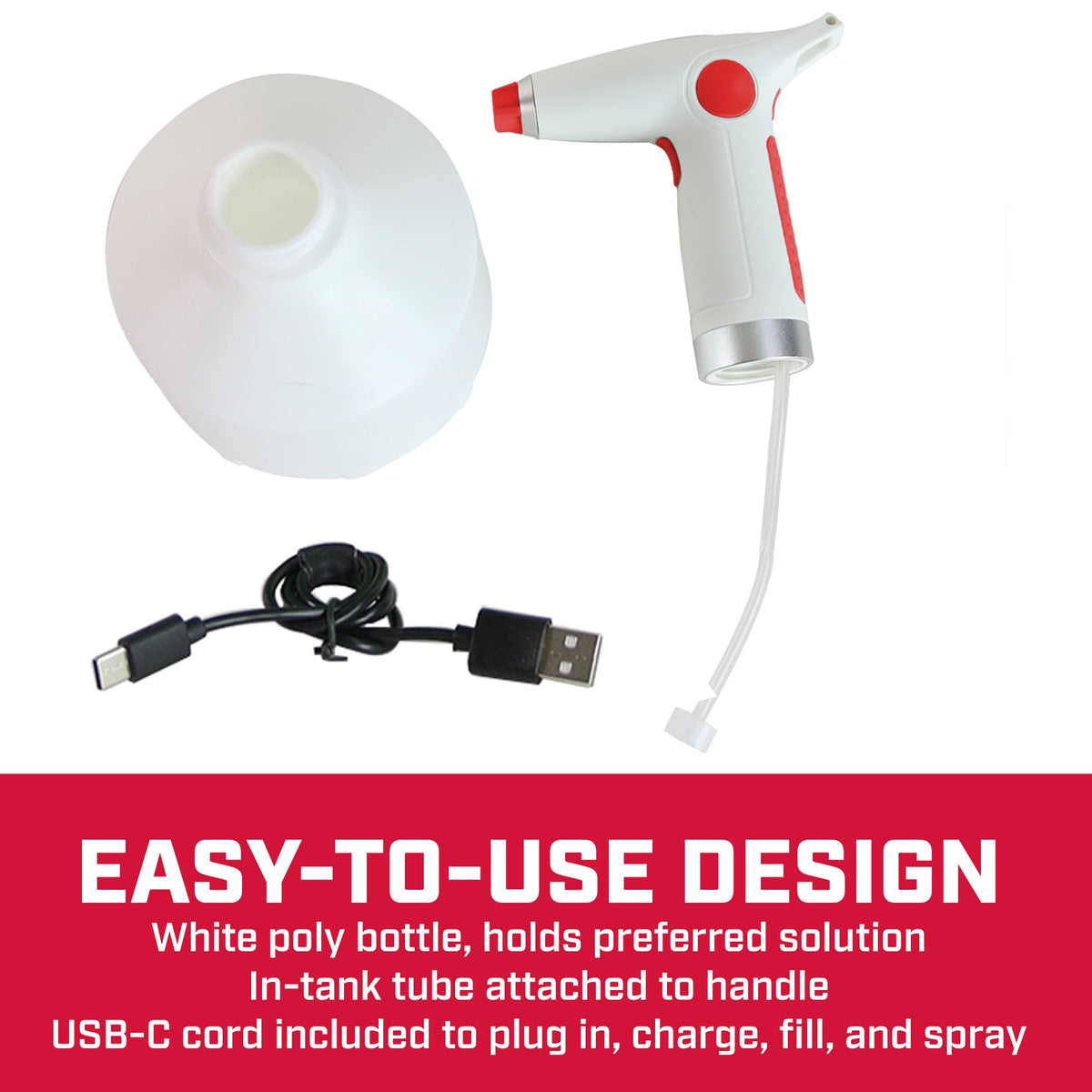 Chapin 75004 adjustable nozzle enables mist to stream spraying.