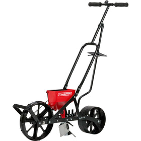 Chapin 8701B seeder row marker demonstrates precise row spacing for planting