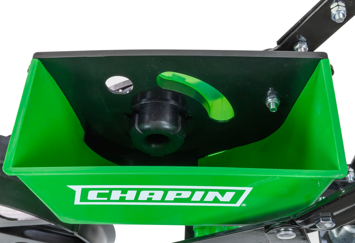 Chapin 8701G seed plates enable variety seeding for up to twenty vegetables.