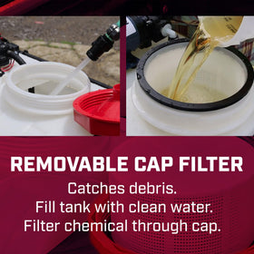 Chapin 97664 6-inch tank opening for easy filling and cleaning