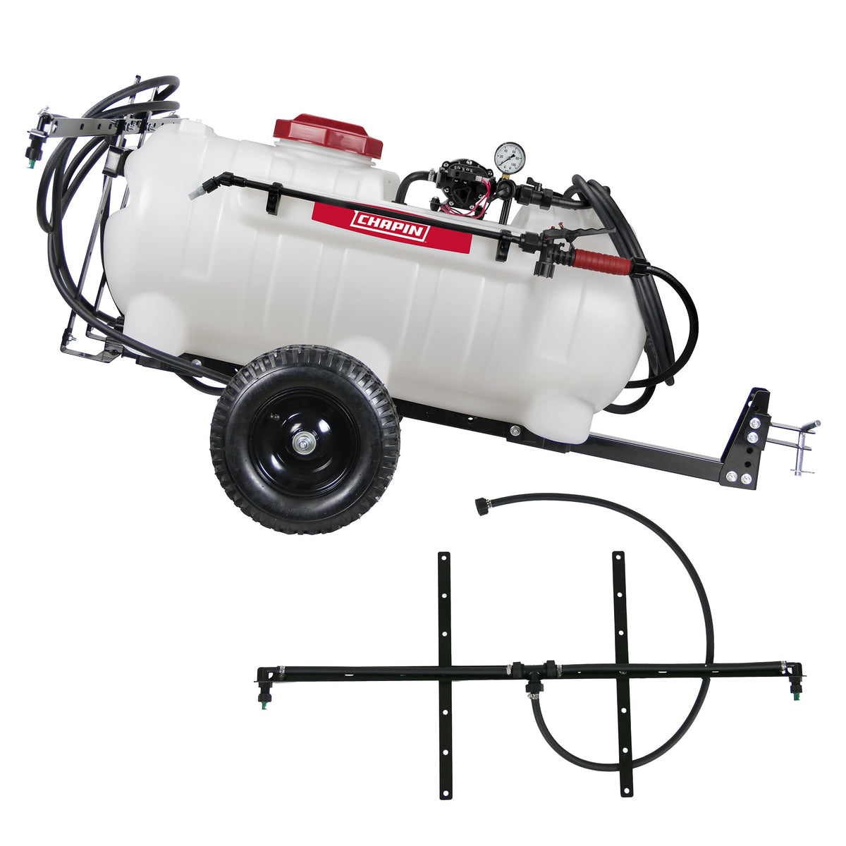 Chapin 97664 tow-behind sprayer system for efficient lawn and garden spraying