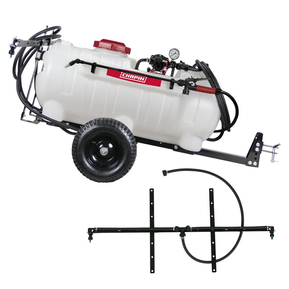 Chapin 97664 tow-behind sprayer system for efficient lawn and garden spraying