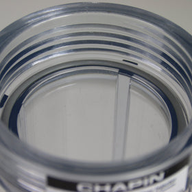 Chapin HydroFeed bracket mount allows secure setup beside the spigot.