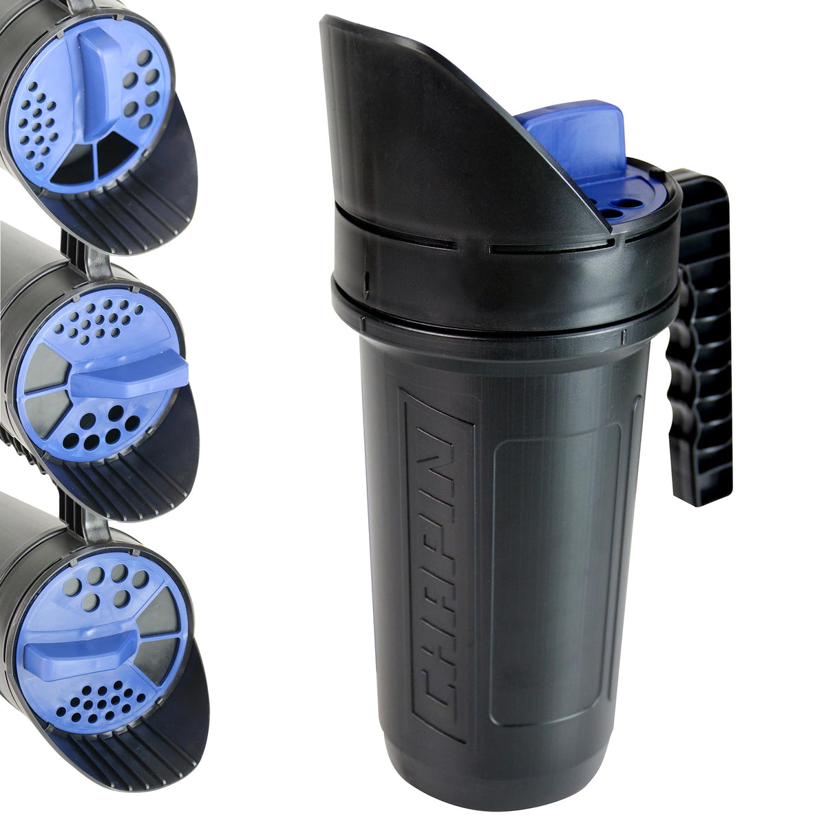 Chapin 8740A bottle cap close-up showing adjustable openings for precise dosing.