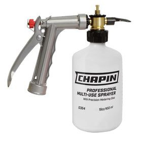Chapin G364 hose-end sprayer with metering dial for precise lawn applications.