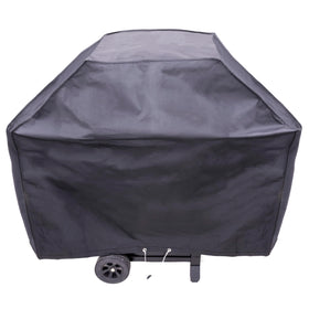 Char-Broil cover fabric close-up highlighting thick 14 mil vinyl for lasting protection