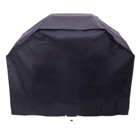 Char-Broil 2 Burner Basic Grill Cover front view with durable vinyl protection against the elements