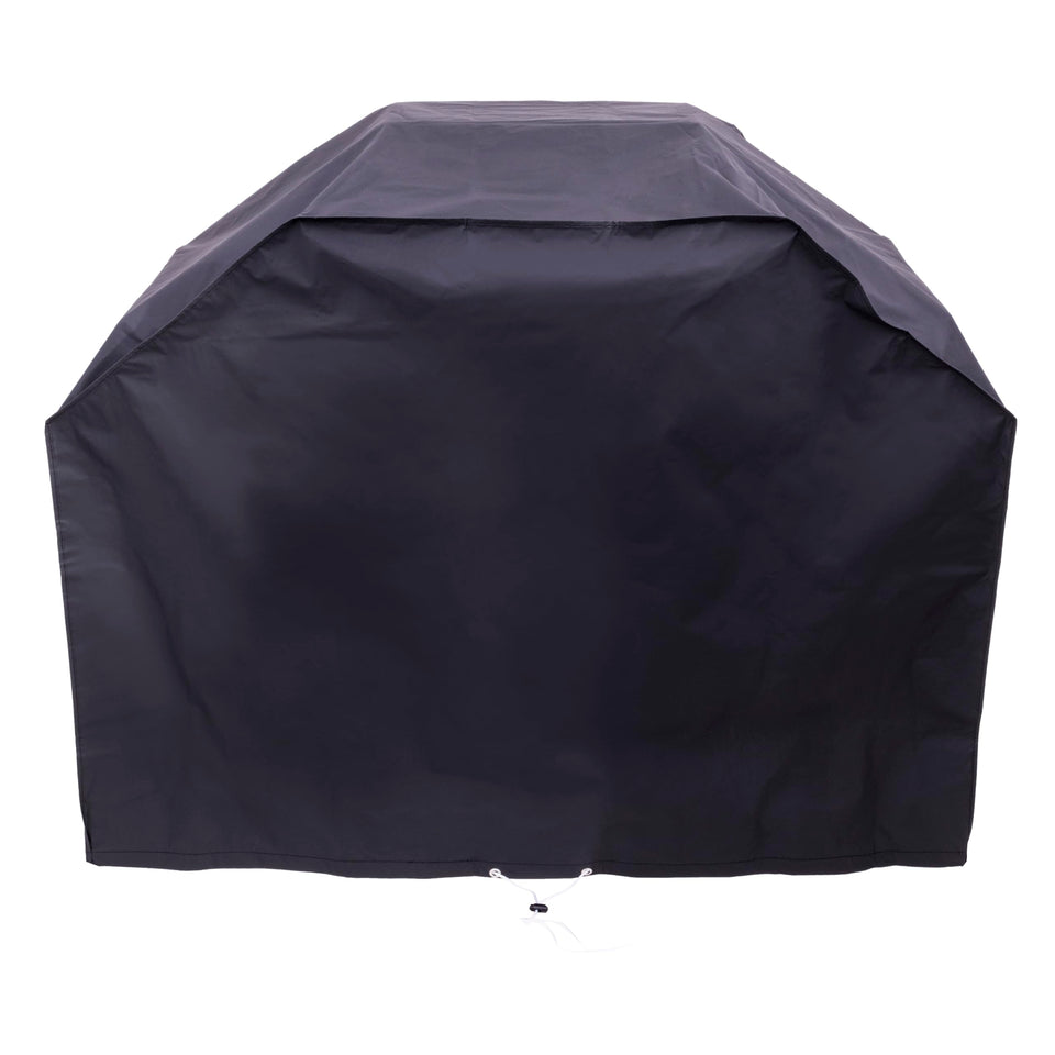 Char-Broil 2 Burner Basic Grill Cover front view with durable vinyl protection against the elements