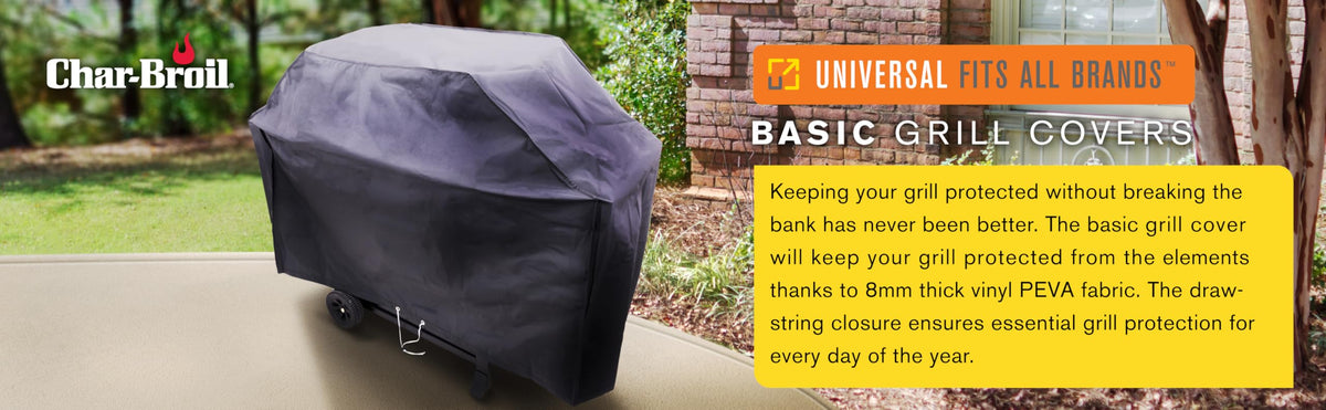 Close-up of fabric showing water resistance for outdoor use by Char-Broil cover