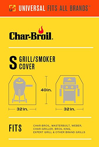 Char-Broil Performance Cover Small side straps provide a secure fit during windy conditions