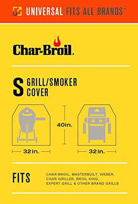 Char-Broil Performance Cover Small side straps provide a secure fit during windy conditions