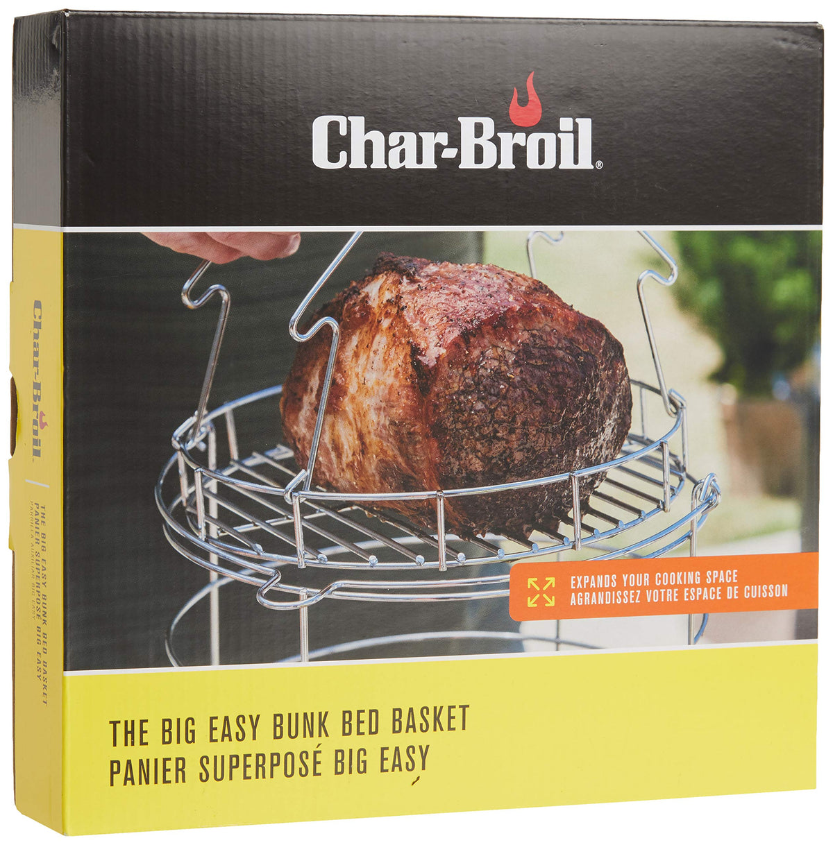 Char-Broil Big Easy Bunk Bed Basket fits two chickens for simultaneous roasting