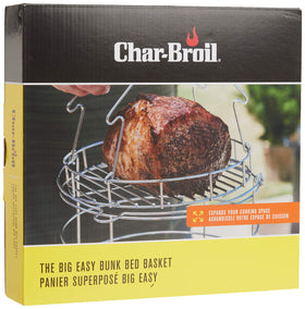 Char-Broil Big Easy Bunk Bed Basket fits two chickens for simultaneous roasting