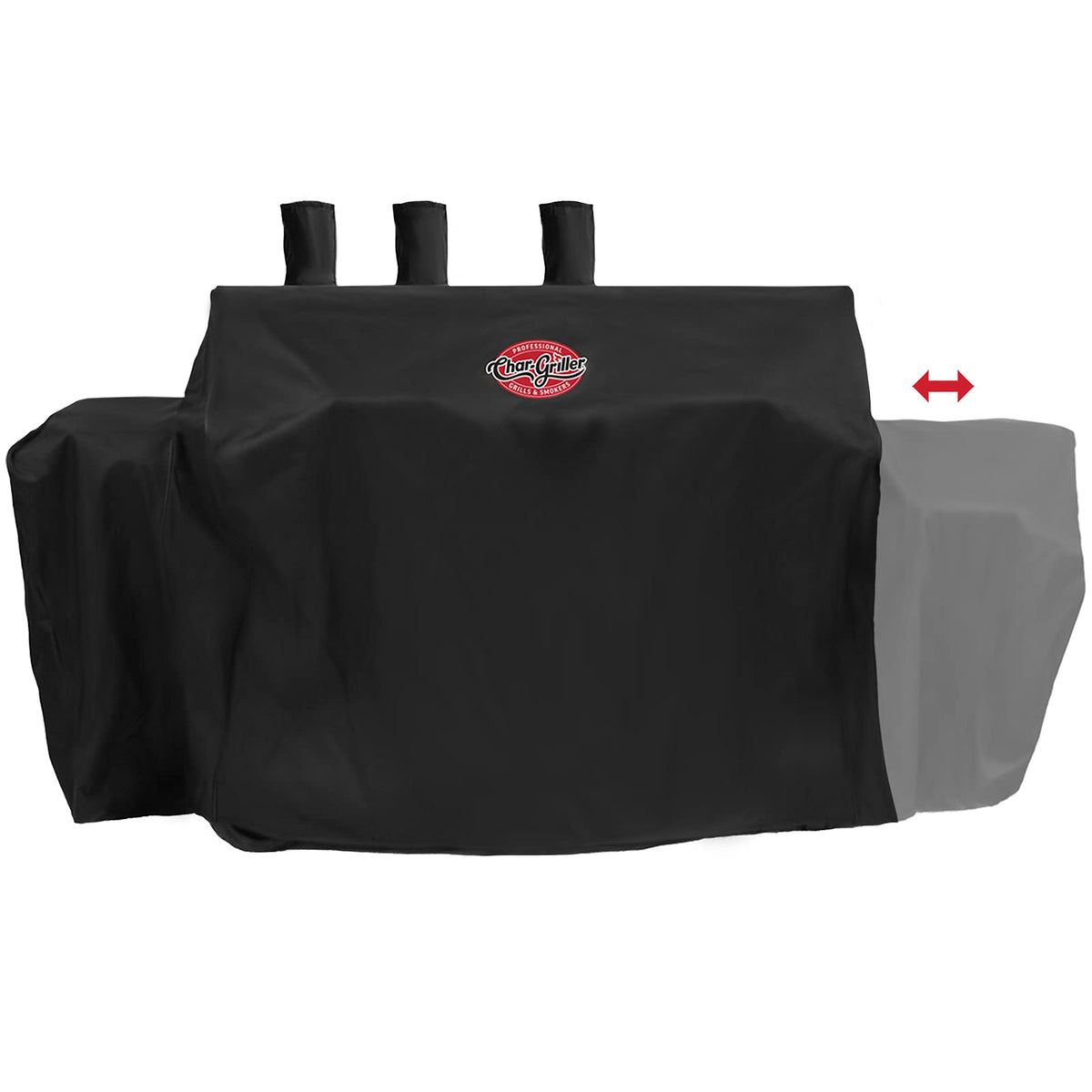 Expanded 86-inch width covers wider grills.