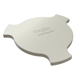 Char-Griller Smokin' Stone on AKORN, ivory exterior for indirect grilling with even heat