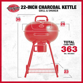 Char-Griller CG30040725 durable steel construction for lasting backyard grilling.