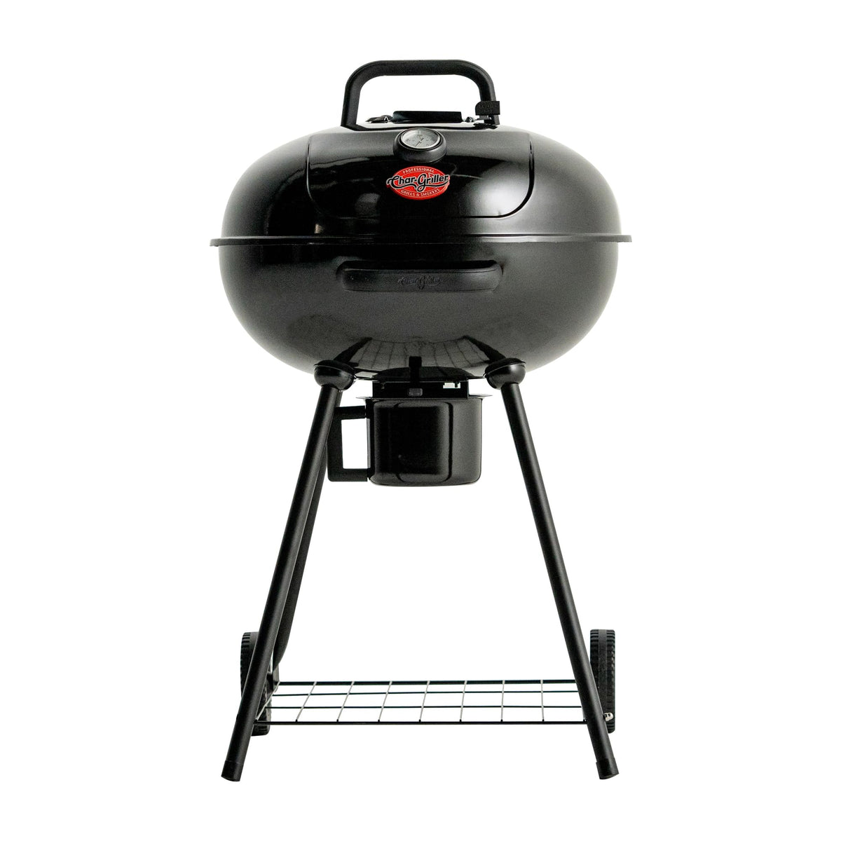 Char-Griller CG30040725 kettle grill lid close-up for heat retention and style.
