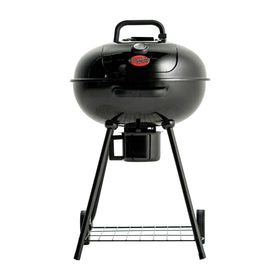 Char-Griller CG30040725 kettle grill lid close-up for heat retention and style.