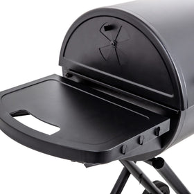 Char-Griller E1816 Gambler dimensions 22-39-40 inches fit most spaces.