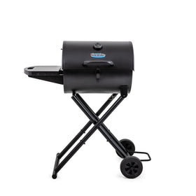 Char-Griller E1816 Gambler portable grill with side shelf for extra prep space.