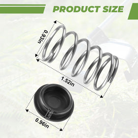 CHAR YONG 3x springs and caps pack for complete replacement
