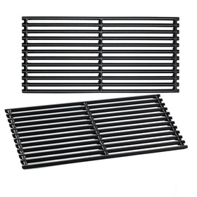 Charbrofire cast iron cooking grate close-up showing solid rods for even heat