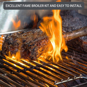 Charbrofire bottom plate on a pellet grill promotes smooth grease flow