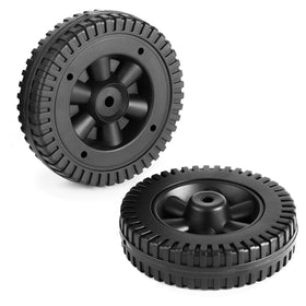 Charbrofire G206-0025-W1 grill wheels with 6-inch black tread for smooth rolling