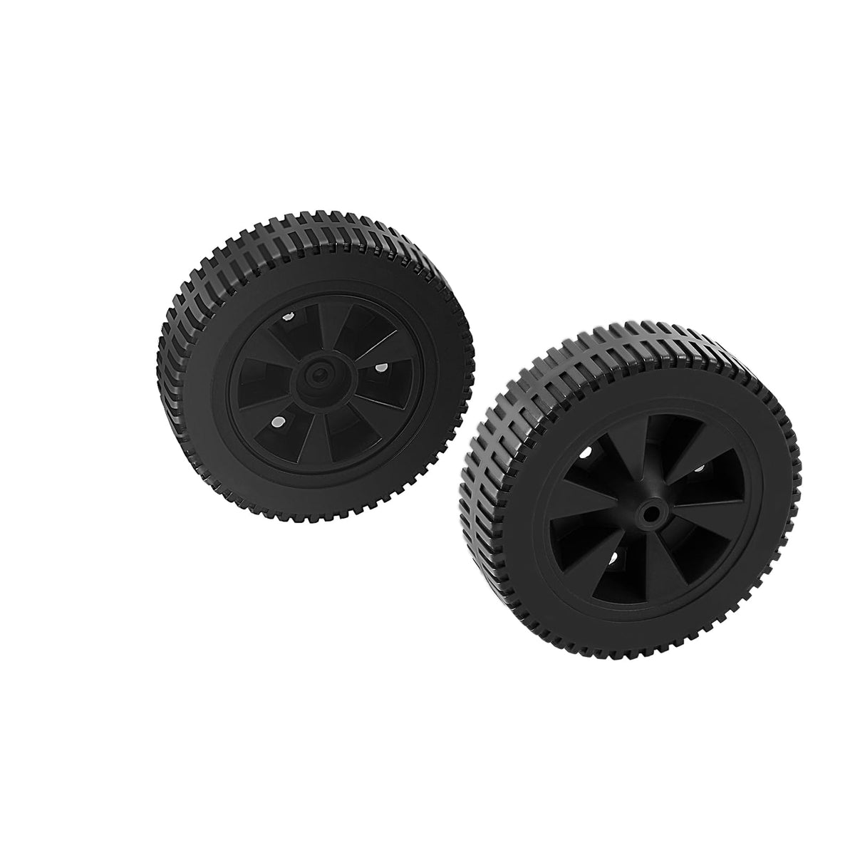 Charbrofire G437-0037-W1 wheel installation step illustrating straightforward garage-ready fit
